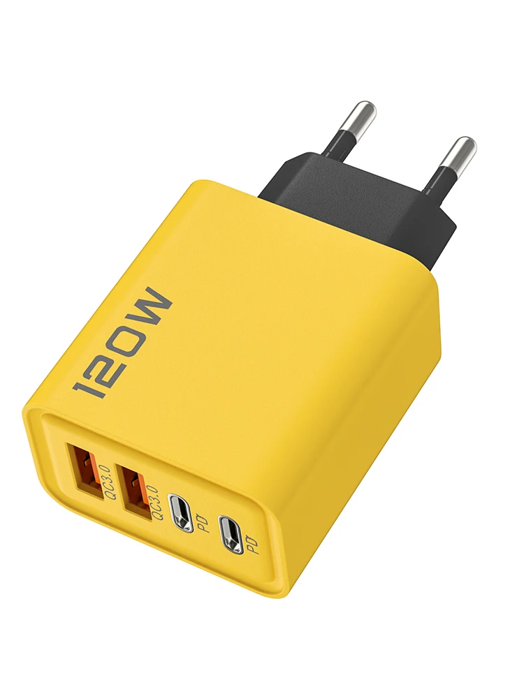 Carregador Rápido USB Tipo C para Celular, Carregadores de parede, Carga Rápida 3.0, UE, US Plug,