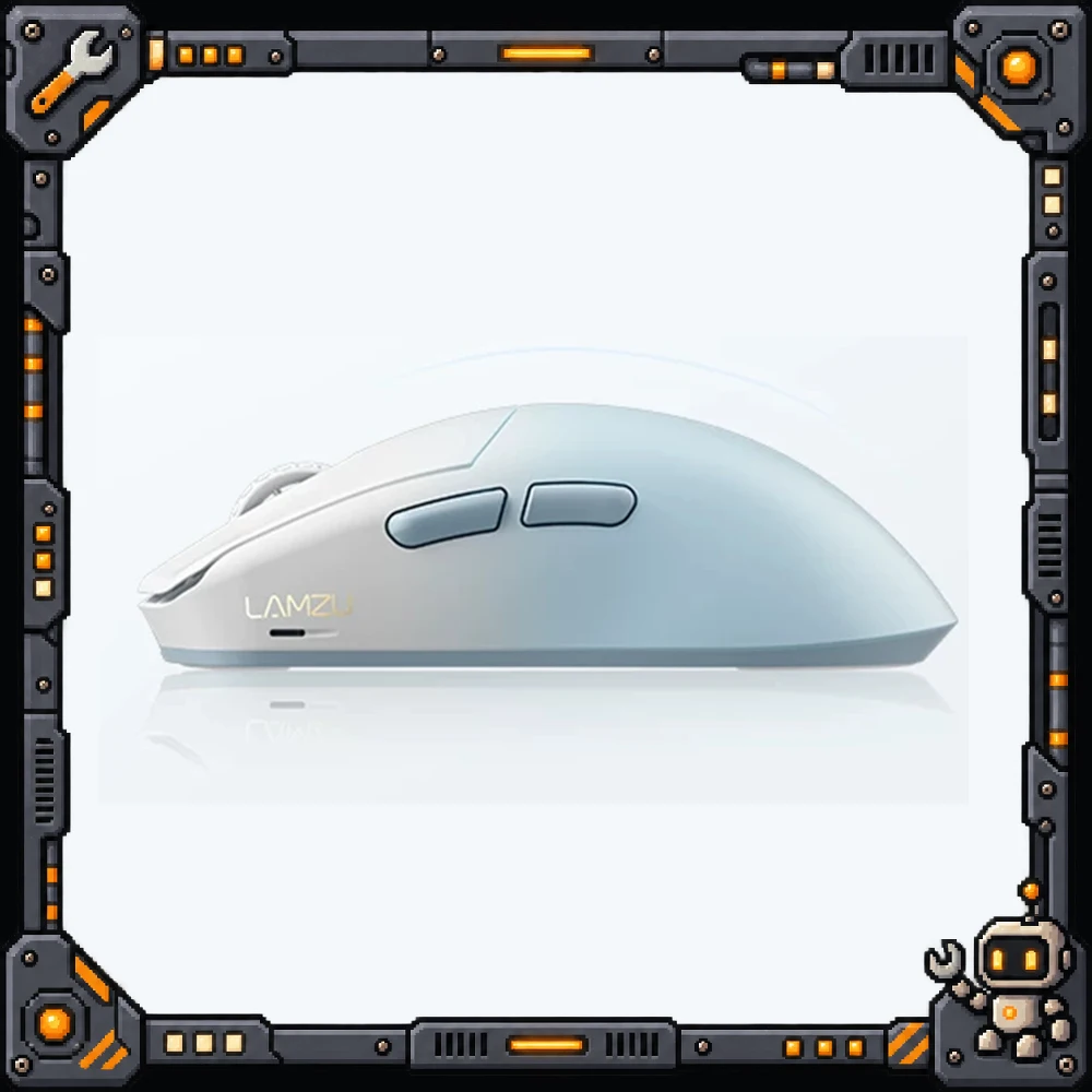 LAMZU Maya X V2 Mouse Two Mode Wireless Gaming PAW NEXT I Sensor 50000 DPI Ergonomic 47g Lightweight Low Latency Mouse PC Gift