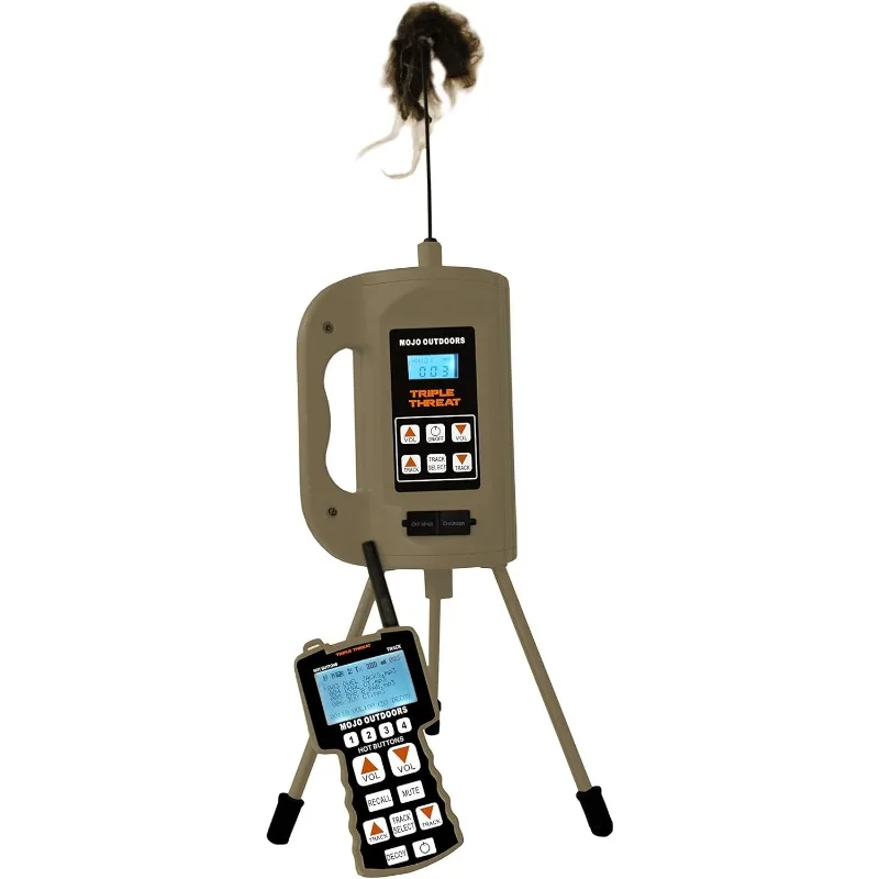 

Threat E-Caller Predator Coyote Call Decoy 3-Part Complete Calling System for Successful Predator Hunting, includes Remote