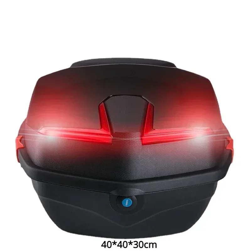 

New Motorcycle Trunk Electric Car Trunk Enlarged Capacity Safety Thickened Battery Pedal Storage Kit Universal Luggage TrunkHot