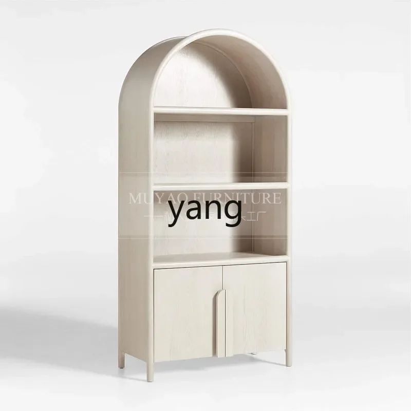 LTT Nordic modern minimalist arched bookshelf toy storage study locker
