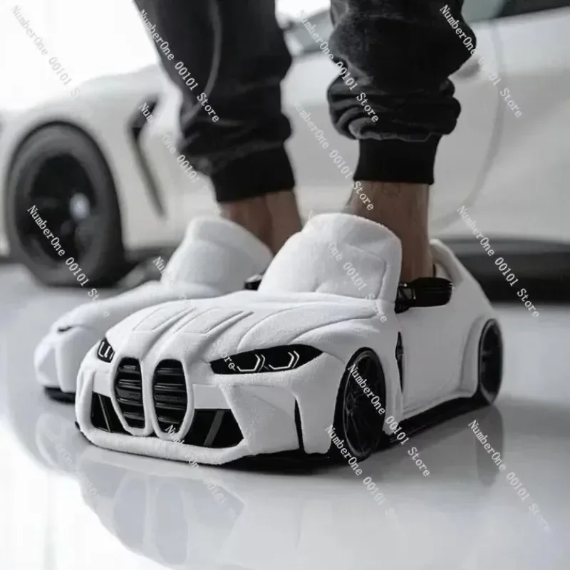 

Racing plush slippers toy for BMW Porsche Racing