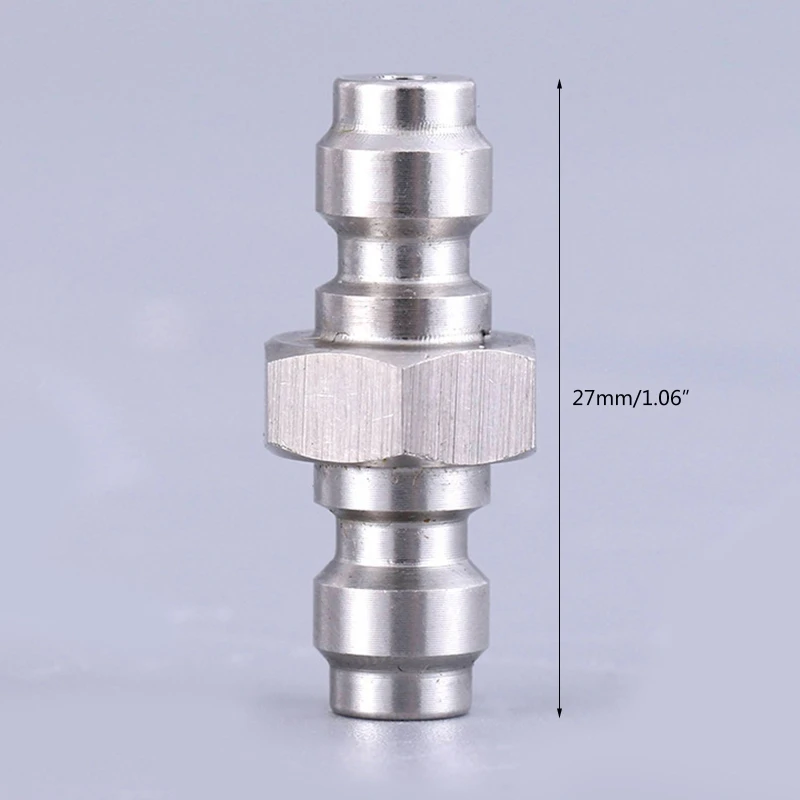 F92C อัพเกรดสแตนเลสทั้งสองปลายทางตัวผู้ถอดอะแดปเตอร์ Double Double Male Fill Fill Bott