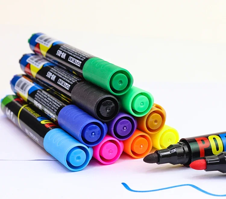 Artriink löschbare Whiteboard-Marker, 8 Farben / 12 Farben, Nachfülltinte, für Büro, Schule, Zuhause, Schüler, Kinder, Zeichenstift, Kunst – Detail 9