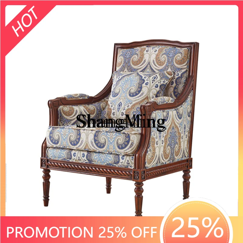 

CL sofa villa living room leisure chair combination special-shaped fabric single chair