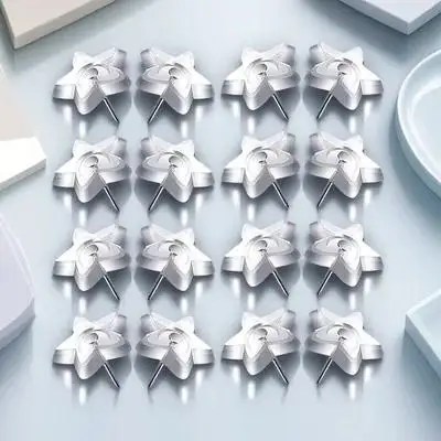 

Five-pointed Star Thumbtack Butterfly Tacks Decorative Push Pins Pointy Transparent Plastic