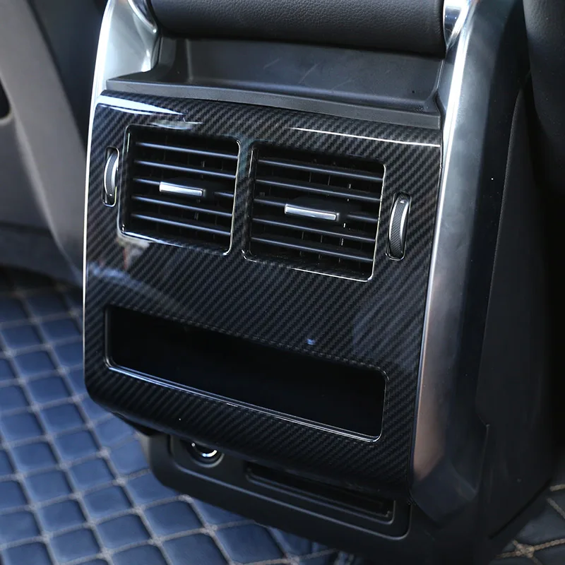 

For Land Rover Range Rover Shipping 2014-2017 ABS Carbon Fiber Car Rear Air Outlet Decorative Frame Stickers Car Accessories