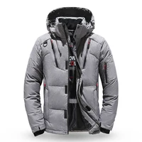 Down Jacket Men White Duck Winter Coat Windproof Warm Parkas Travel Camping Overcoat New in Thicken Solid Color Hooded Clothing 6