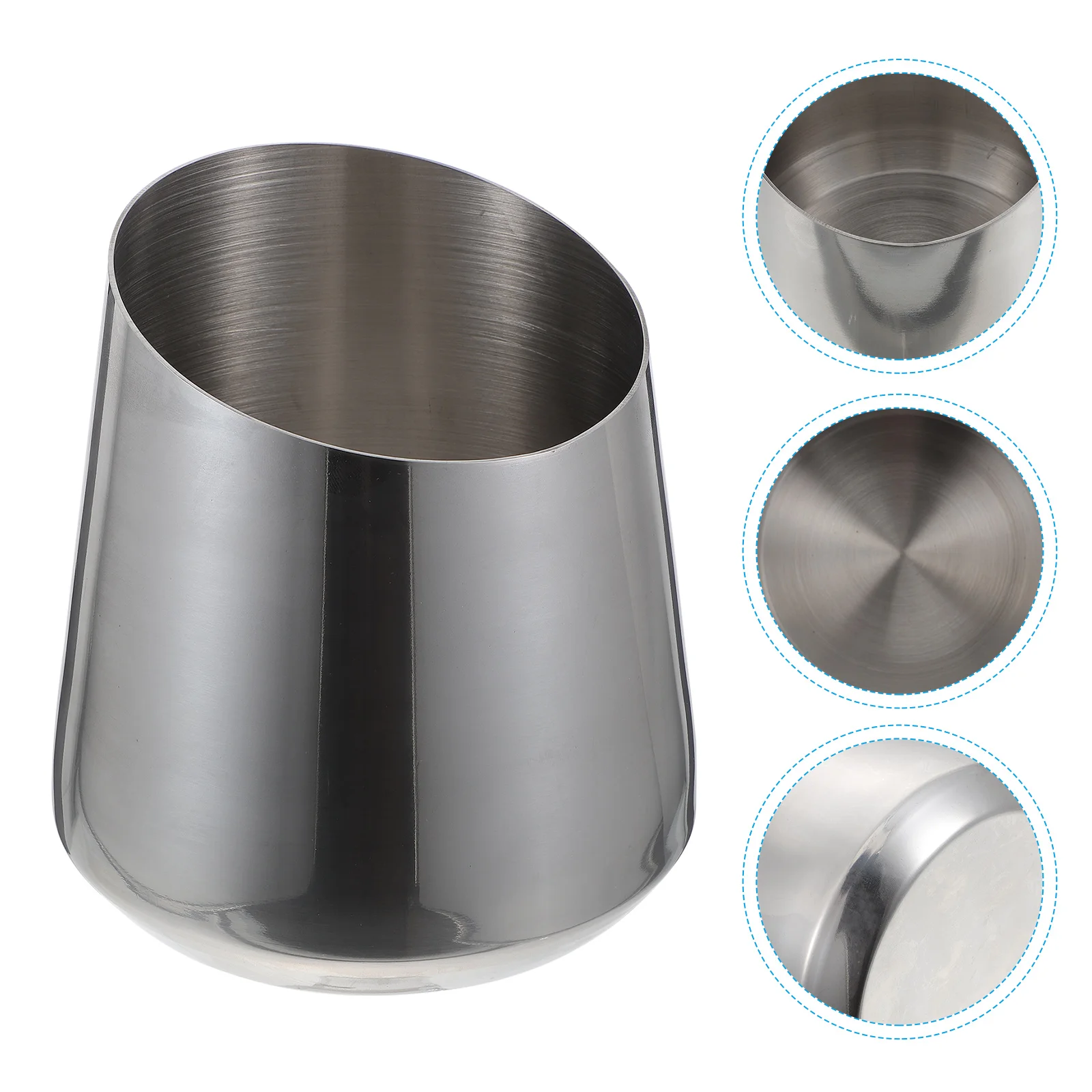 

Stainless Steel Bucket Lightweight Ice Container European Style Iced Bar Beer