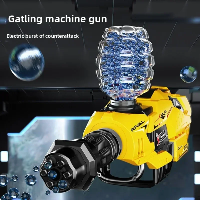 Gatlin Mechanical Cannon Boy Electric Repeat Toy, Outdoor Interactive Battle Chicken Toy Gift