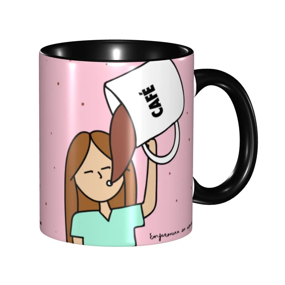 Enfermera En Apuros Doctor Nurse Medical Health Coffee Mugs DIY Personalized Ceramic Mug Cup Creative Gift