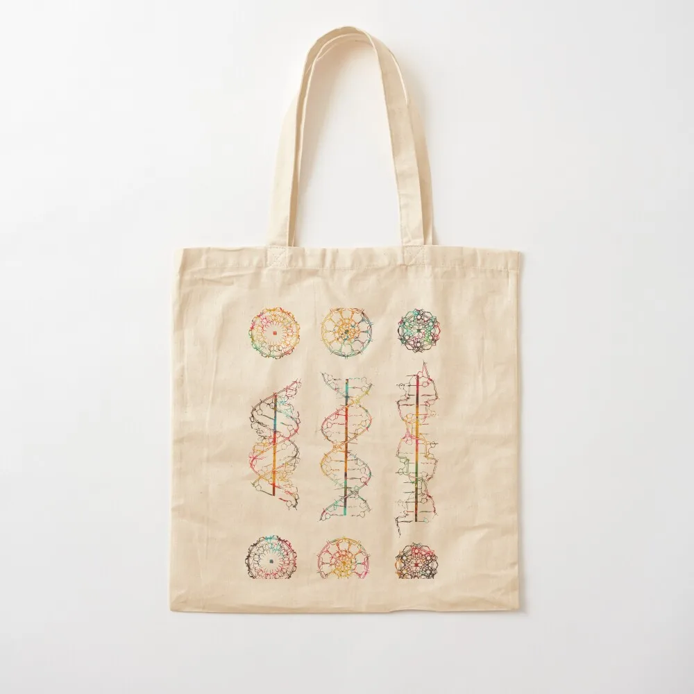 DNA helix conformation Tote Bag cute pouch bag hand bag ladies tote canvas ecological bags