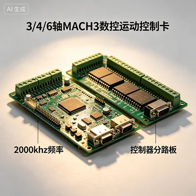 Карта контроллера движения Ethernet EC500 4/6 осей с интерфейсом Mach3, NVMPG, LCD и SMPS для гравировальных станков с ЧПУ