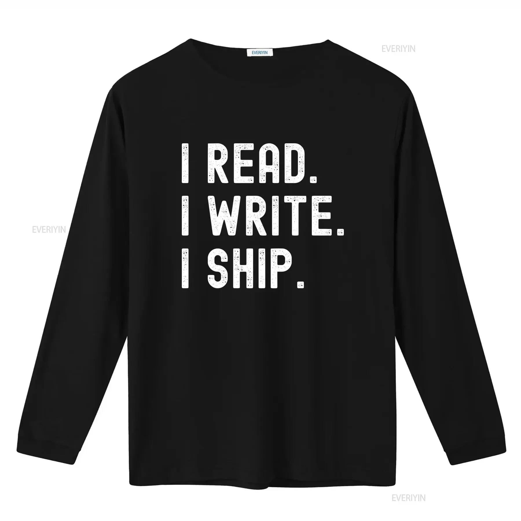 Fanfiction T Shirt I Read Write Ship Funny Top for Writers Readers Shippers Ao3 Apparel Slash Fanfic Author Design vintage