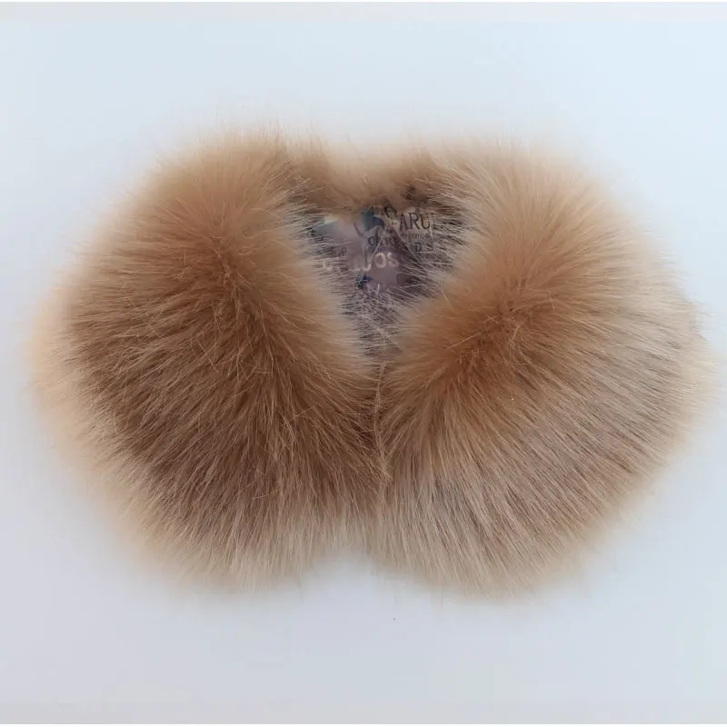 

Autumn And Winter Fake Wool Collar Imitate Fox Raccoon Hair Pure Color Women High Quality Detachable Collars