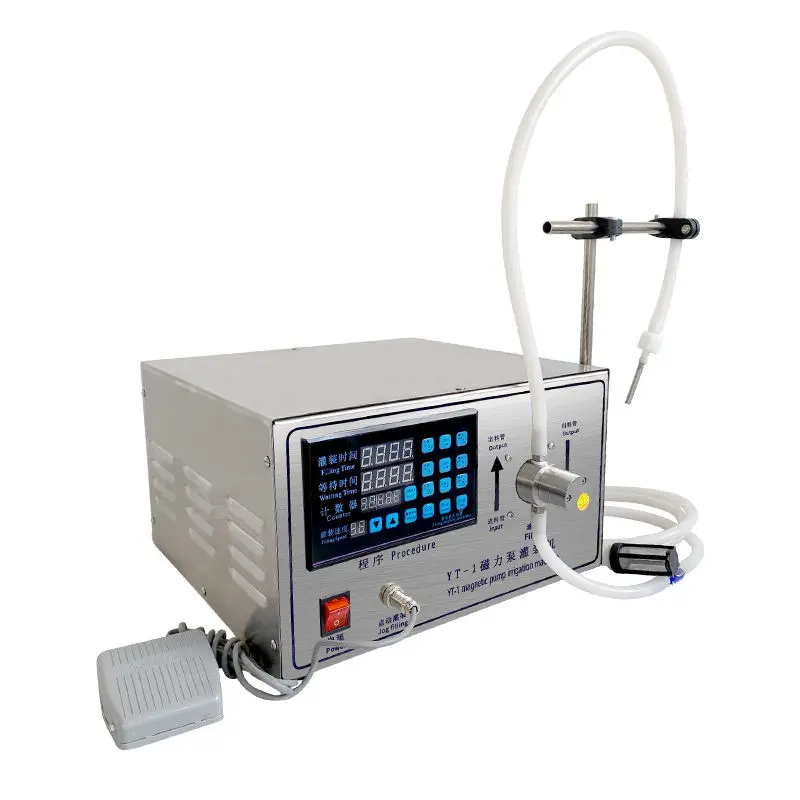 Magnetic Pump Type Semi-Automatic Liquid Filling Machine for Cooking Oil, Pet Shampoo, Perfume