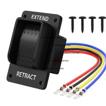 Yacht RV twist ON-OFF-ON reset control switch self-locking