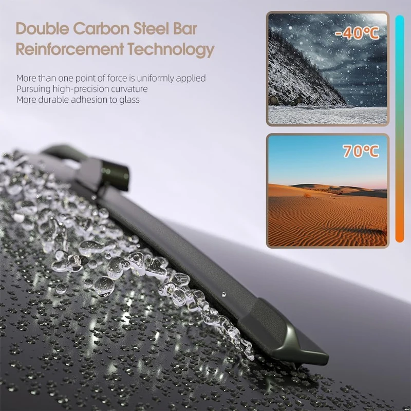 Front  Windshield Wiper Blades For Subaru Outback 6GEN BT 2020 2021 2022 2023 Windscreen Window Brushes  Accessories 26"+18" - view 6