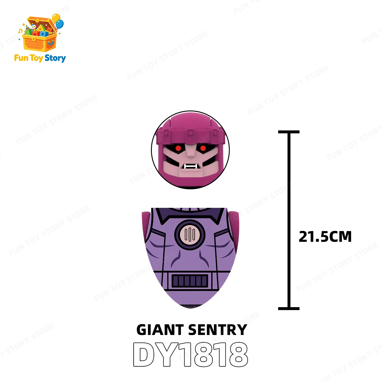 DY1818-1819 Super Sentry X Police Assembled Building Blocks Toy, Collected by Film and Television Enthusiasts, Gift for People