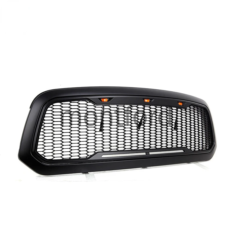 Car Front Grill Hood LED Light Upper Honeycomb Billet Faceflit For Dodge Ram 1500 2013 2014 2015 2016 2017 2018