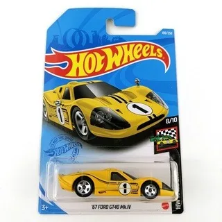 HOT WHEELS 1:64 67 FORD GT40 MK IV Collection die cast alloy car model decoration gift