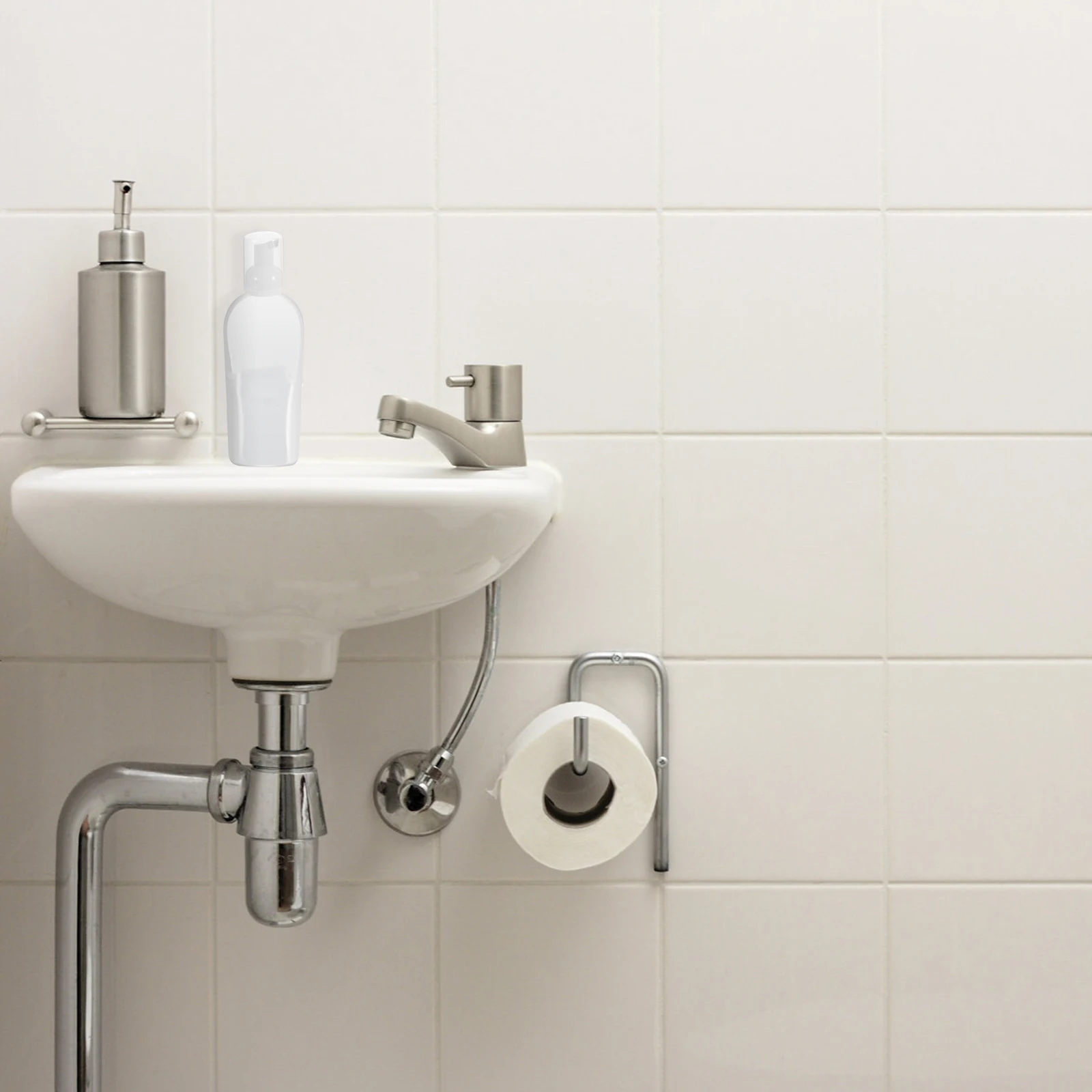 

3pcs Foam Pump Head For Lotion Bottle Pp Press-Type Replacement For Shampoo Soap Dispenser Hand Bottles Refillable