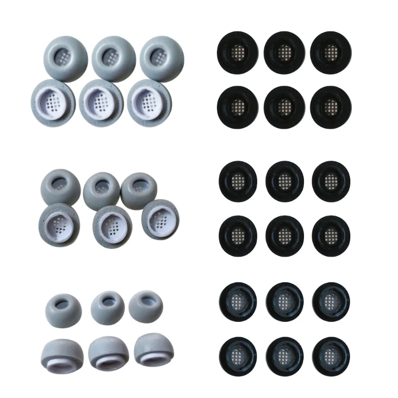 

1pair Soft Ergonomic Memory Foam Sponge Earbud Tip Covers Protector Case Sleeve Enhancing Stability Sound for Buds 3 Headphone