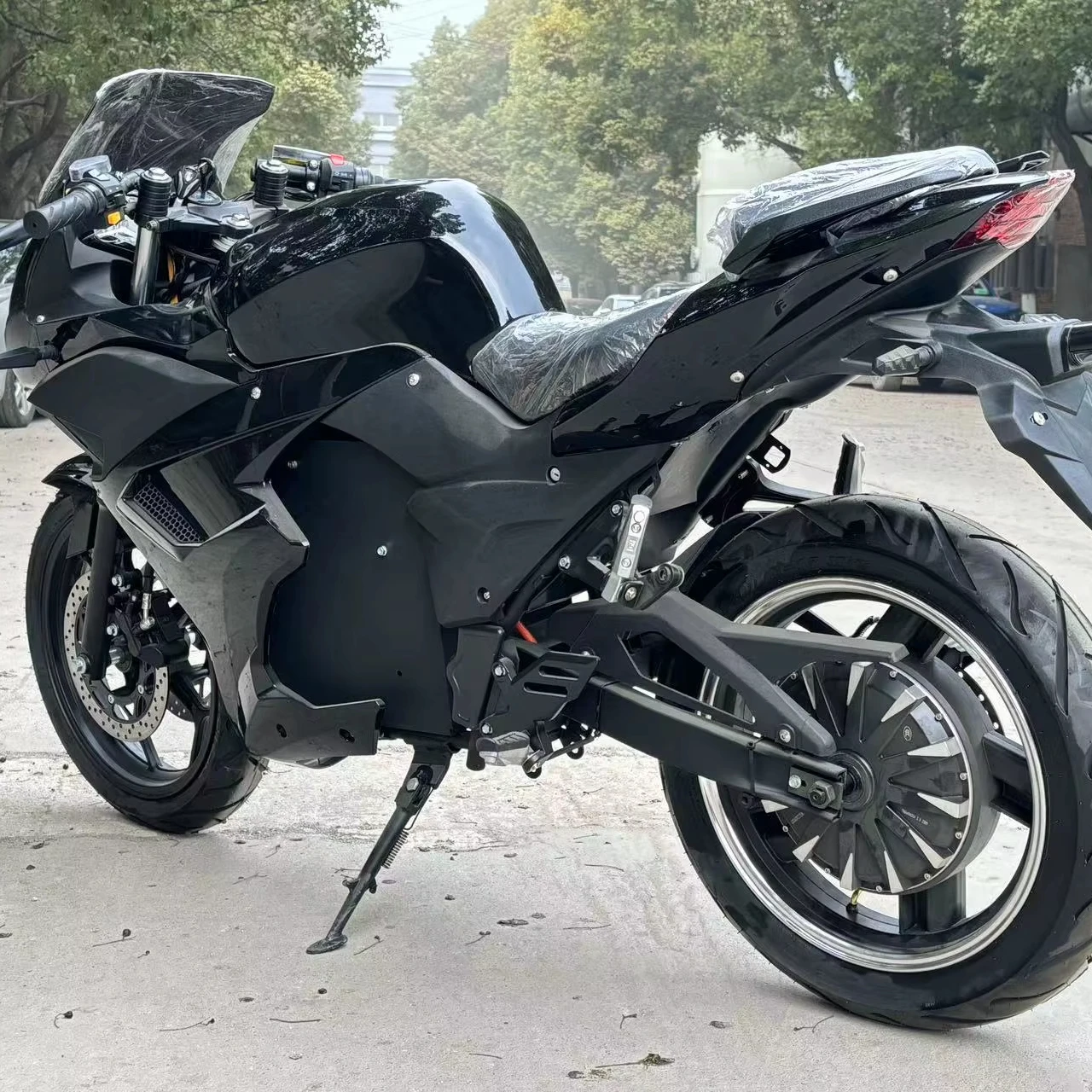 Factory Cheap 2000W /3000w Sports Electric Motorcycle for Adults or Security Fleet Motorcycle  Bike