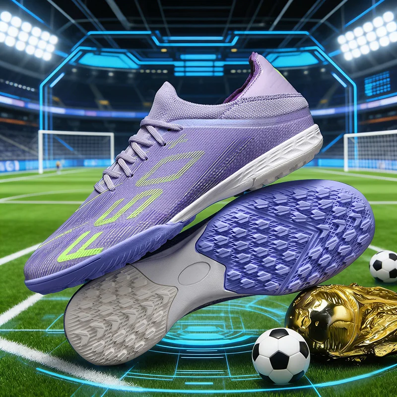 レースレスメンズサッカーシューズボーイズ-f50-tf-fg-トレーニングサッカースニーカー青少年用ターフサッカースパイク-chuteira-campo-35-45