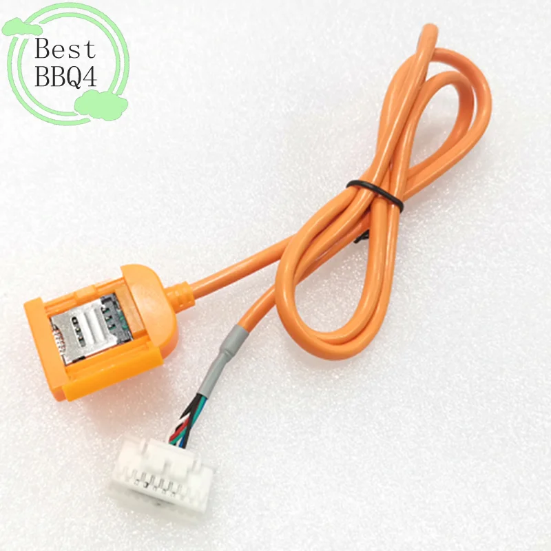 (BBQ4) Sim Card Slot Adapter For Android Radio Multimedia Gps 4G 20pin Cable Connector Car Accsesories Wires Replancement Part