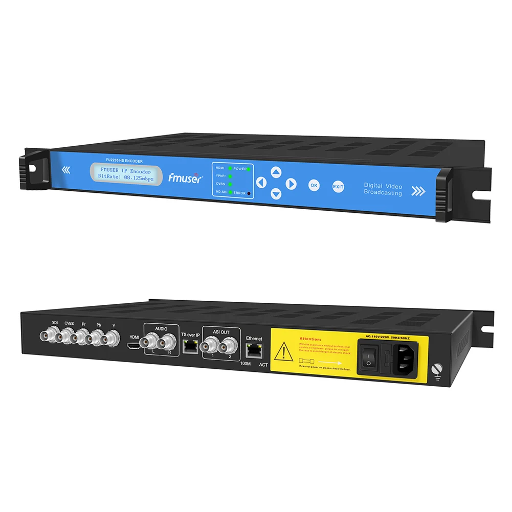 

FC-2205 HD H.264 Encoder(HD+SDI+YPbPr+CVBS/AUDIO in and ASI+IP out)