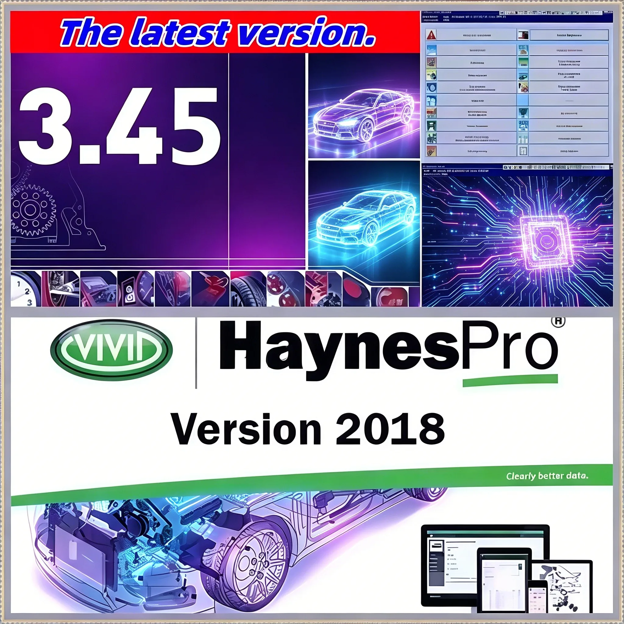 

2026 Latest Auto Data 3.45 Car Software + vivid HAYNES PRO 2018 AtrissStakis Technik Workshop DATA Multi languages Windows 10