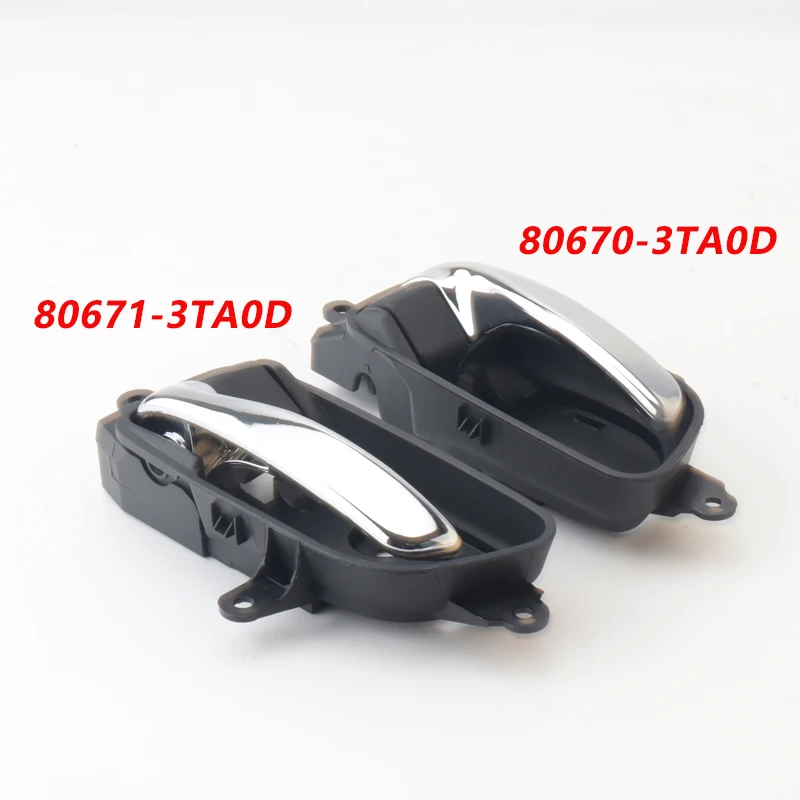 Car Interior Inner Door Handles Left Right Left Driver Side 80670-3TA0D 80671-3TA0D For Nissan Altima Pathfinder 2013-2018