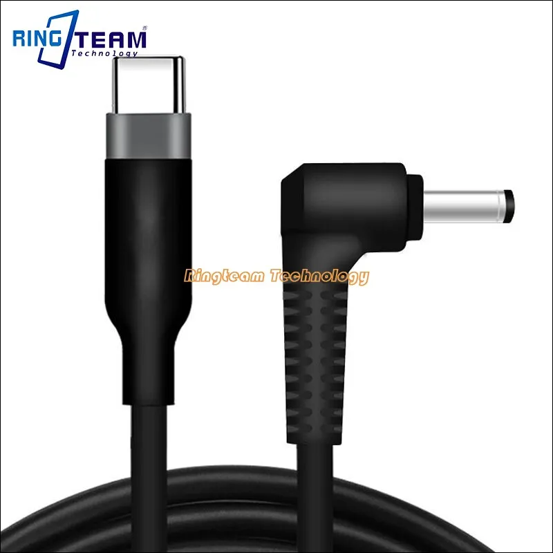 12V PD Power Cable Type-C Type C USB-C to Right Angled DC5.5*2.5MM Male Head Optical ONU Printer Router Power Supply Decoy Line