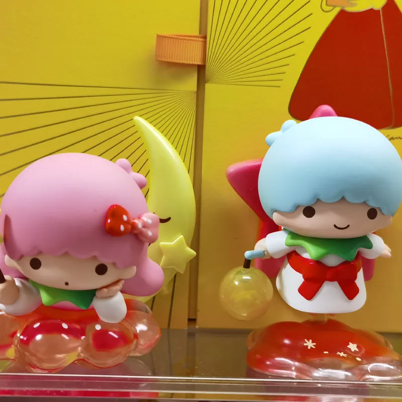 2Pcs/Set Strawberry Park Series Little Twin KiKi and LaLa Action Figure Toys Kawaii Gifts for Kids