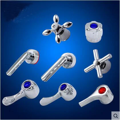 

35/40mm Shower faucet cartridge repair accessories, Bathroom faucet handle chrome plated, Kitchen faucet handwheel replacement