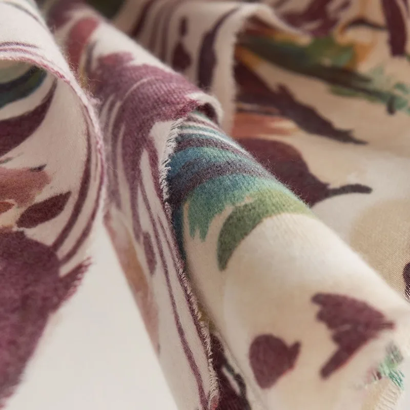 

Women's Winter Printed Scarf 2025, Cashmere-like Warm and Cold-Proof Shawl, Fresh and Sweet Korean-style Scarf Wholesale