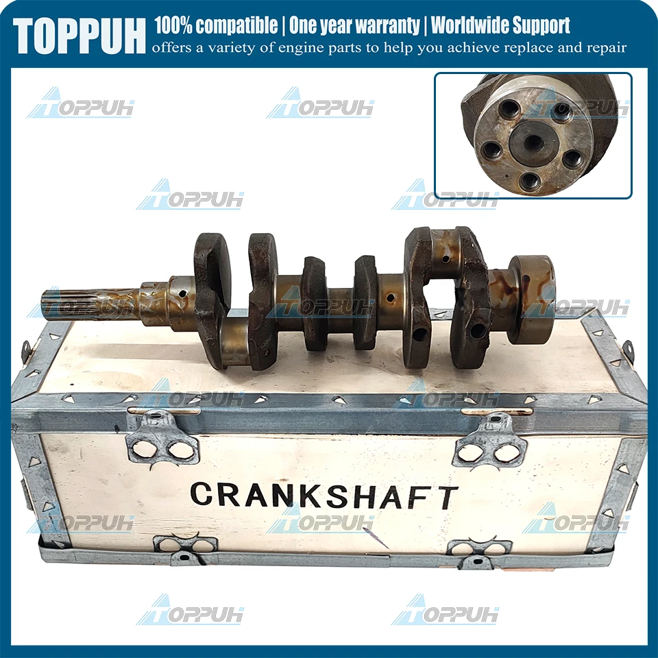 

New D722 Crankshaft For Kubota B7400HSD Tractor 16861-23012 For Bobcat 453F