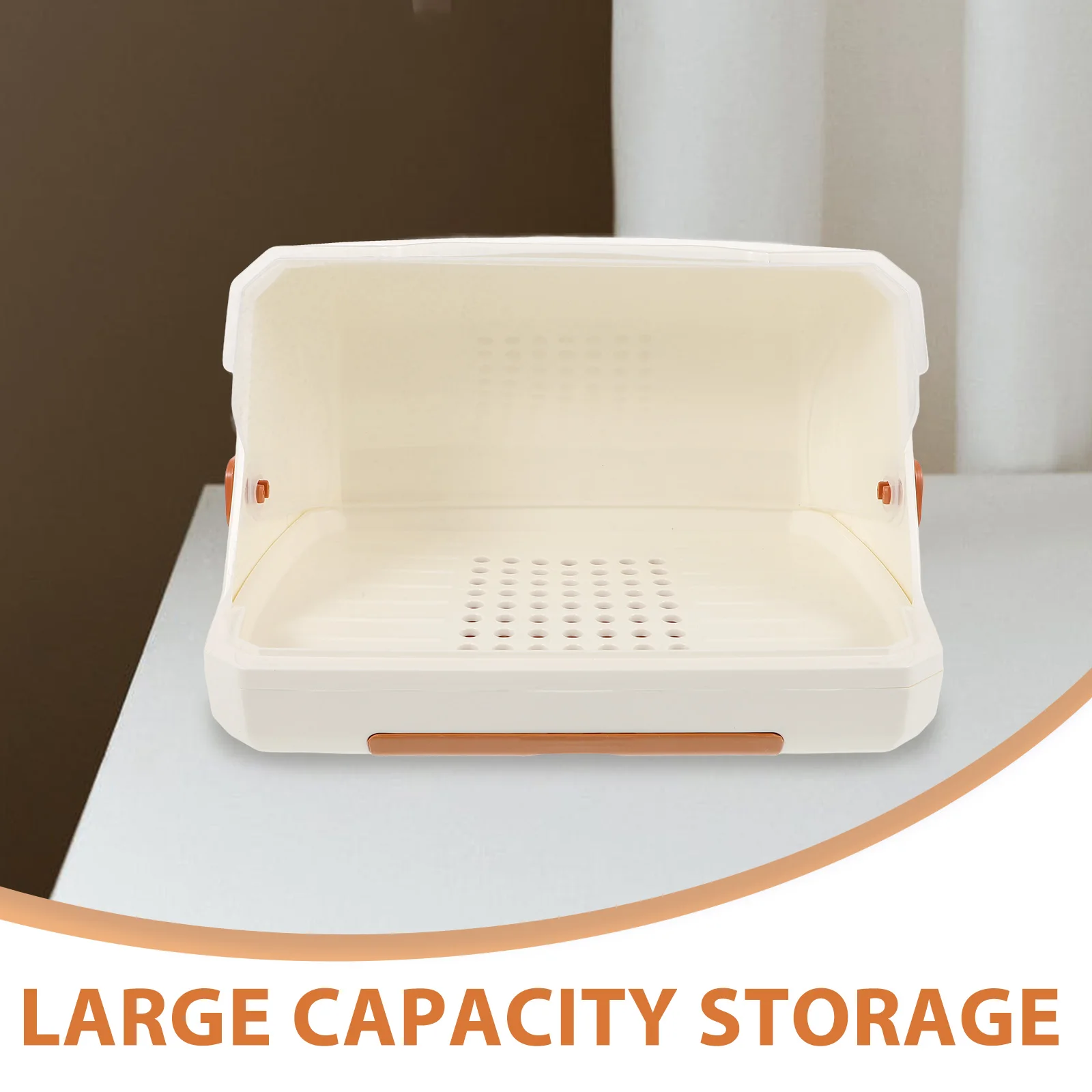 

Water Cup Storage Box Baby Bottle Organizer Large White Drying Rack Shelf Plastic Breastfeeding Supplies Newborn Pacifier Case