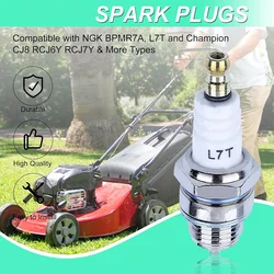 Spark Plug Replacement for NGK BPMR7A L7T For Champion CJ8 RCJ6Y RCJ7Y Fit for Stihl & Husqvarna Chainsaw Lawnmower Engines