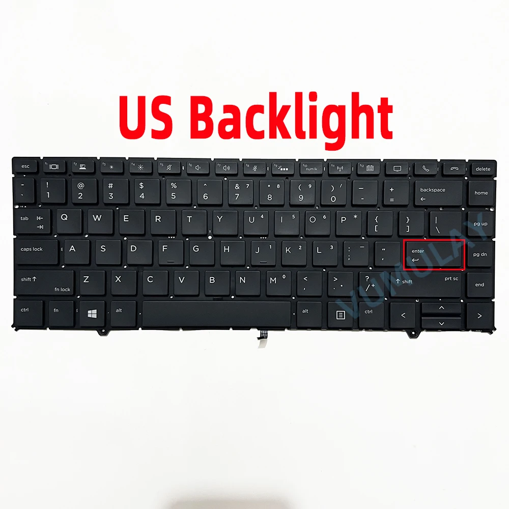 Imagem -06 - Teclado Retroiluminado Eua ou América hp Zbook Studio X360 g5 Elitebook 1050 g1 Hsn-q11c Xw1 Sg-9161074a Sn6173bl