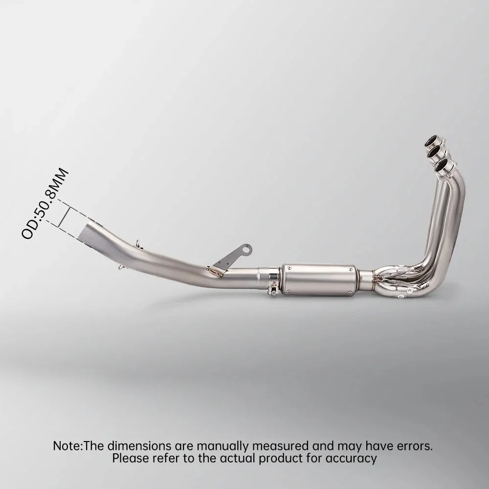Modify Muffler Escape 675SRR Front Link Pipe 51MM CFMOTO 675SR 675R 675NK Full Exhaust System Exhaust