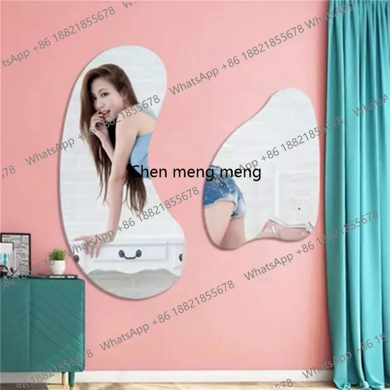 Recommended wall-mounted decorative mirror creative full-length mirror simple fitting bathroom special-shaped makeup mirror