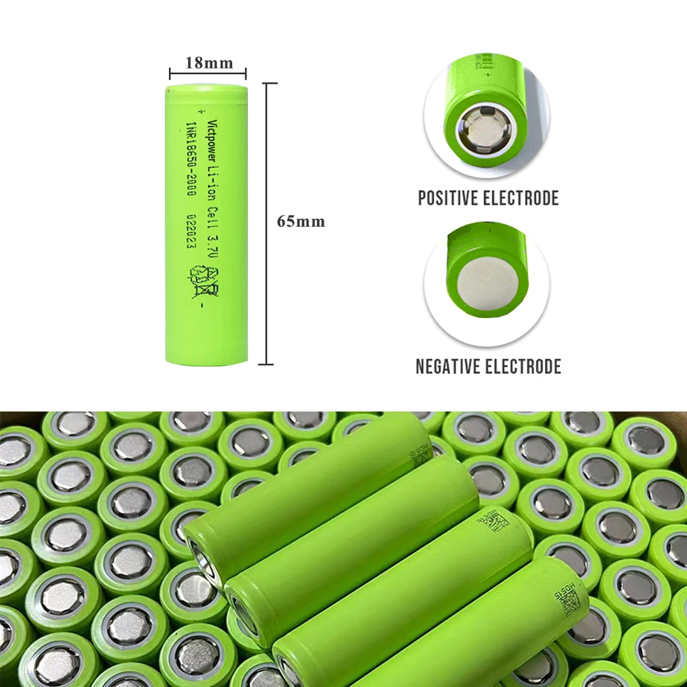 18650 Battery 2000mah Rechargeable Battery 3.7V ккумулятор ISR18650-2000 20A 10C Lithium 2200mah Capacity Li-ion bateria