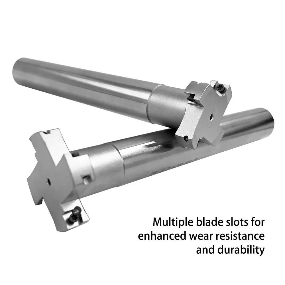 200 مللي متر طويلة ، 10 مللي متر سميكة CNC T-فتحة نهاية مطحنة عرقوب ، HTS سلسلة الشق عرقوب ، T-فتحة نهاية مطحنة حامل ، كربيد إدراج CCMT06 #4