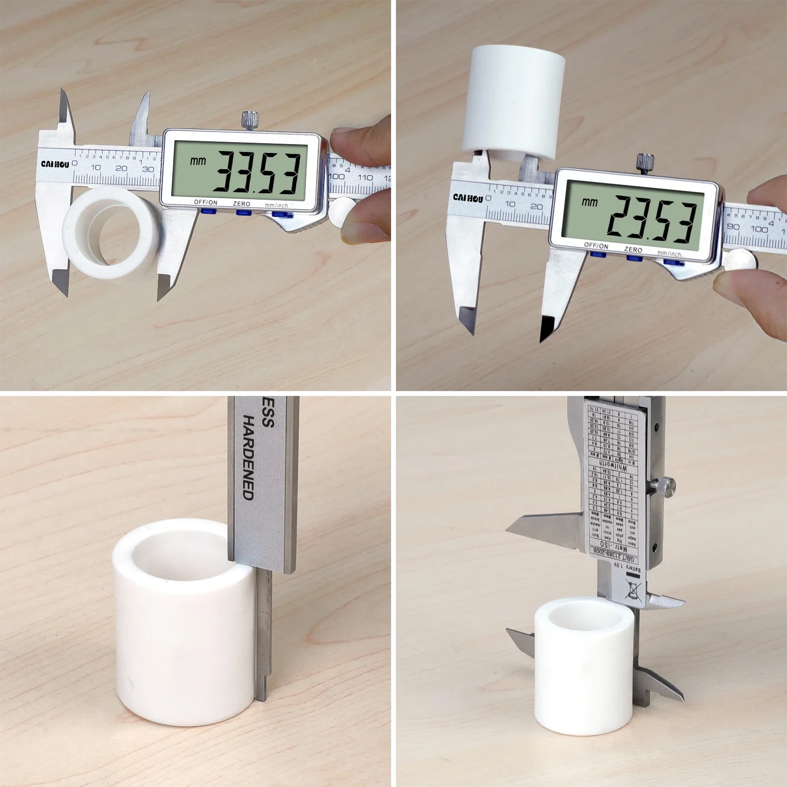 Digital Caliper,Upgraded Stainles Steel Digital Calipers 150mm/6 inch with Large LCD Screen,Perfect for Household,DIY image 5