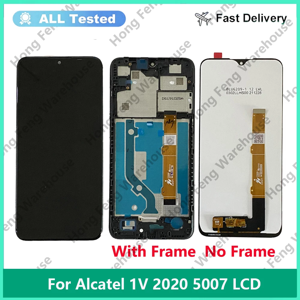 100% Original Tested For Alcatel 1V 2020 5007U 5007D LCD Display Touch Screen Digitizer LCD Assembly Alcatel 1V 2020 5007A 5007G