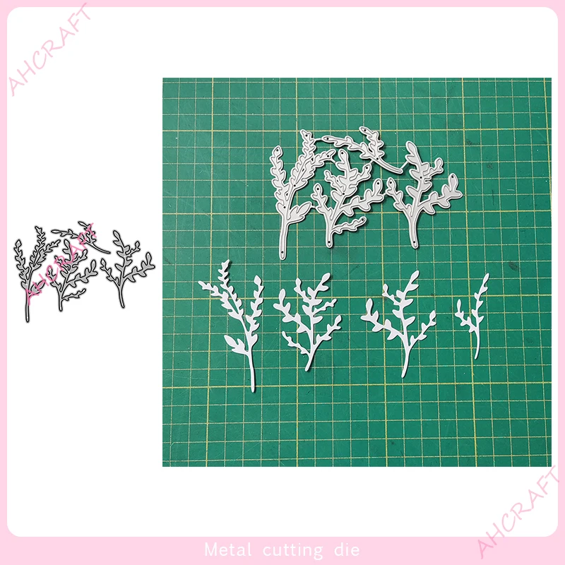 4pcs Foliage Metal Cutting Dies for DIY Scrapbooking Photo Album Decorative Embossing Paper Card Crafts Die Cut 2023