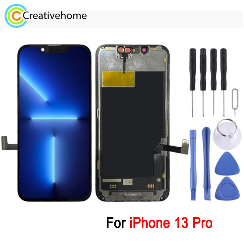 6.1-inch OLED LCD Screen For iPhone 13 Pro Phone Display Touch Screen Full Assembly Replacement Part