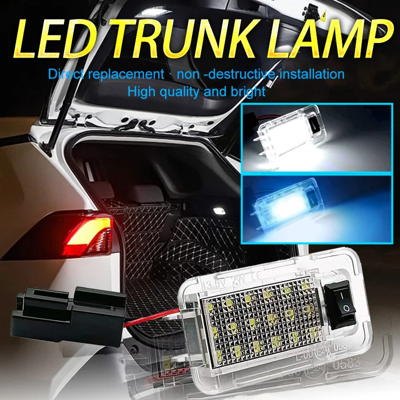 1Pcs Car LED Trunk Lamp Luggage Compartment Light For Toyota RAV4 Prius Sienna Alphard Camry Harrier Lexus CT200h RX350 NX300h